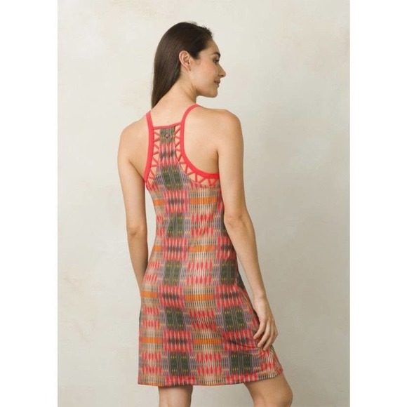Prana Ardor Tribal Aztec Racingback Colorful Dress - Picture 2 of 11